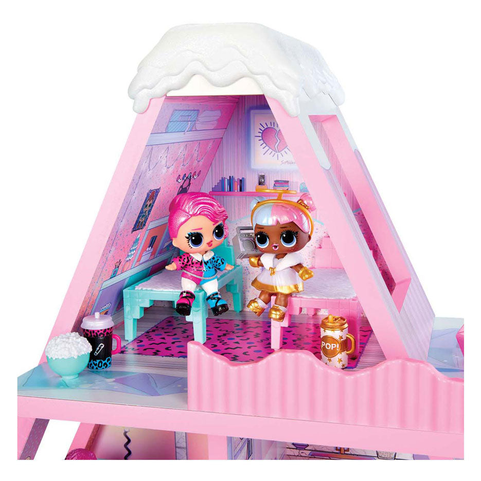 Lol surprise winter snow chalet dollhouse