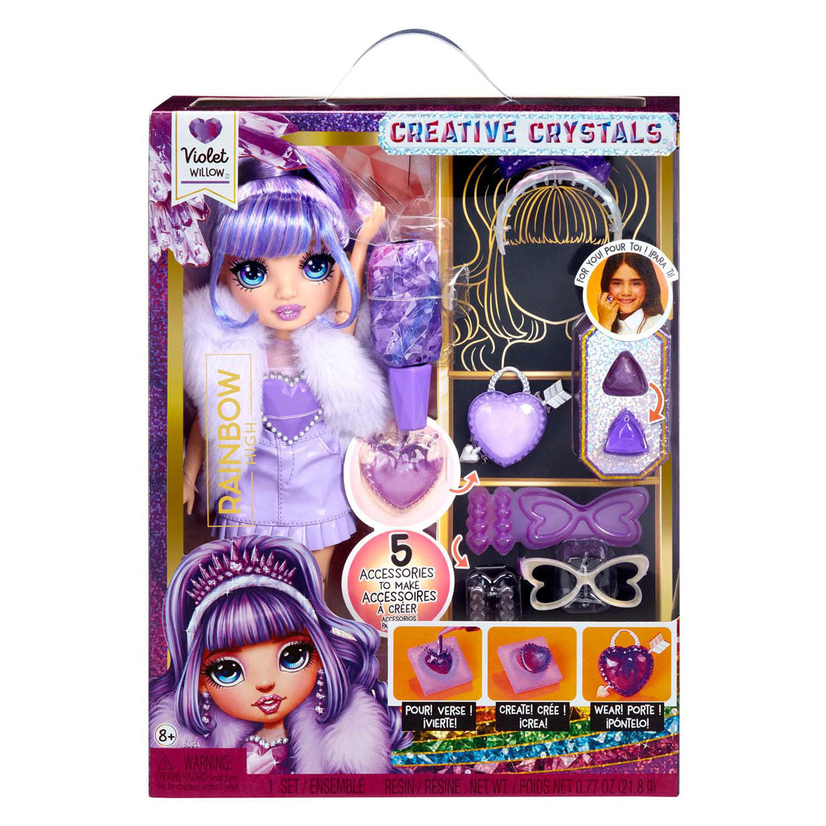 MGA Entertainment Rainbow High Crystal Fashion Fashion Pop - Violet