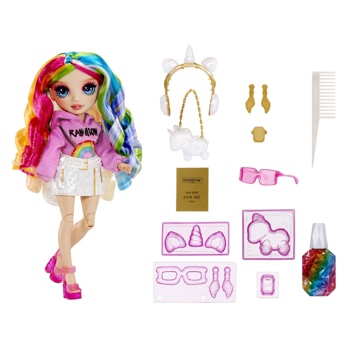 MGA Entertainment Rainbow High Crystal Fashion Fashion Pop - Amaya