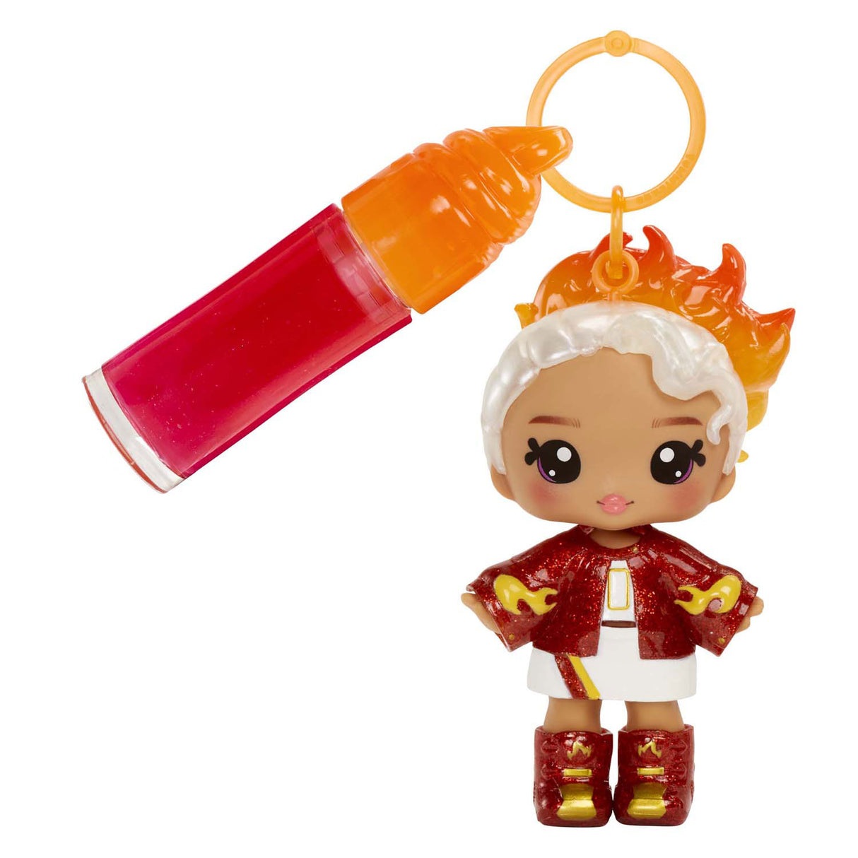 Mga Entertainment Lalka Yummiland - bursztynowo-cynamonowa z zestawem błyszczyków