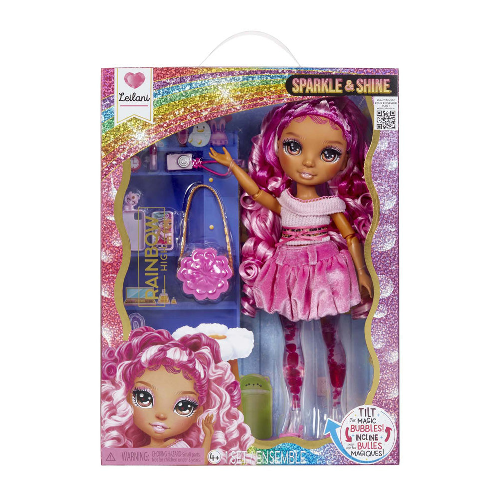 Mga entertainment rainbow high sparkle shine fashion doll pink