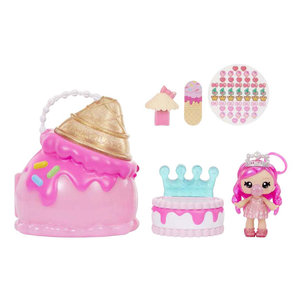 Mga entertainment beauty bag speelset + lip gloss pop - ice cream beauty bag