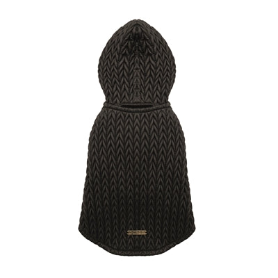 Croci dog coat posh lined black