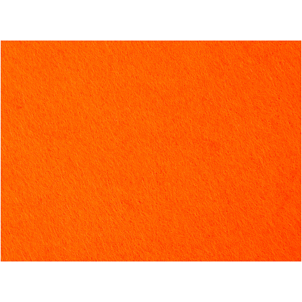 Creativ company hobby felt, sheet 42x60 cm, thickness 3 mm, orange, 1 sheet