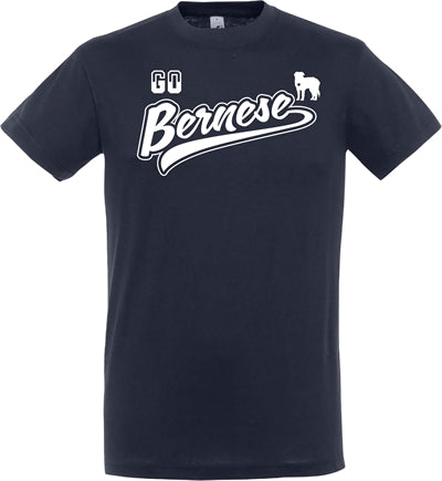 T-shirt go berneński granatowy