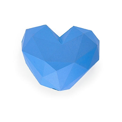 Battersea feeding ball heart rubber blue