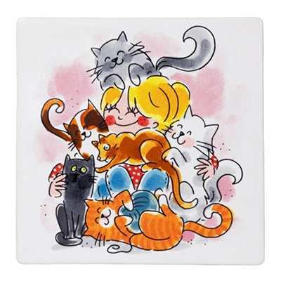 Blond Amsterdam flise kat