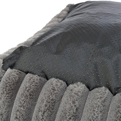 Trixie dog bed lonni corduroy angular gray