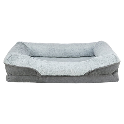 Trixie vital dog bed lino angular gray light gray
