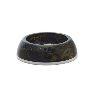 Savic food bowl delice 1 marble black gold