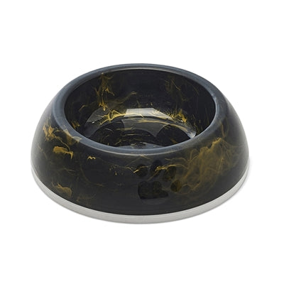 Savic food bowl delice 1 marble black gold