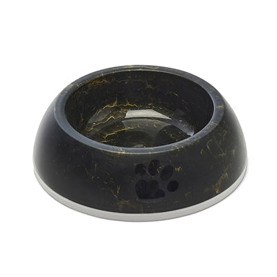 Savic food bowl delice 2 marble black gold