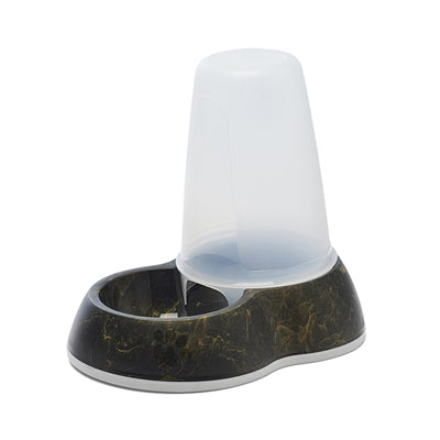 Savic food dispenser loop marble black gold