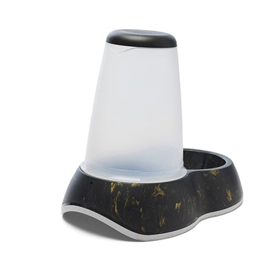 Savic food dispenser loop marble black gold
