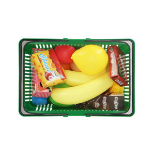 Peddler shopping basket 18 pieces