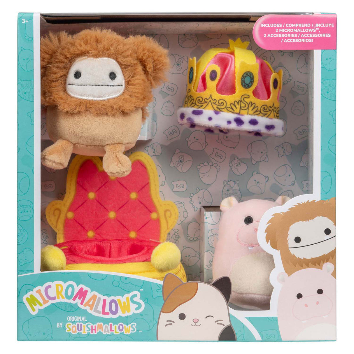 Squishmallows cuddly toy plush micromallows - parade float, 4pcs.