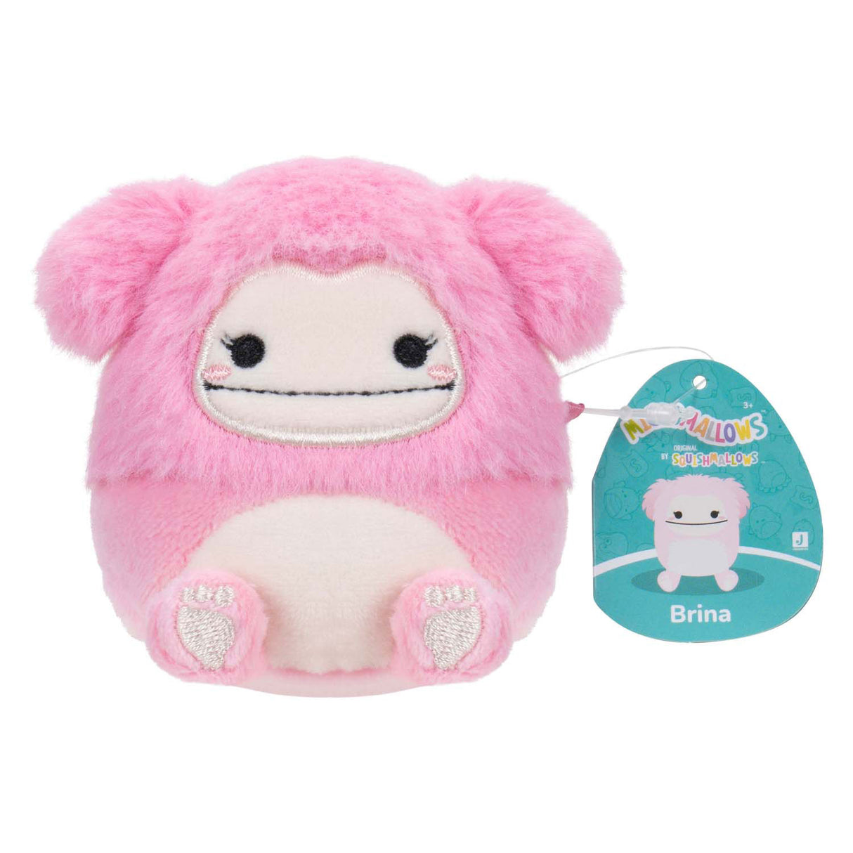Peluche peluche Squishmallows - micromallows chanel, brina, lucia, tenise, pack de 4