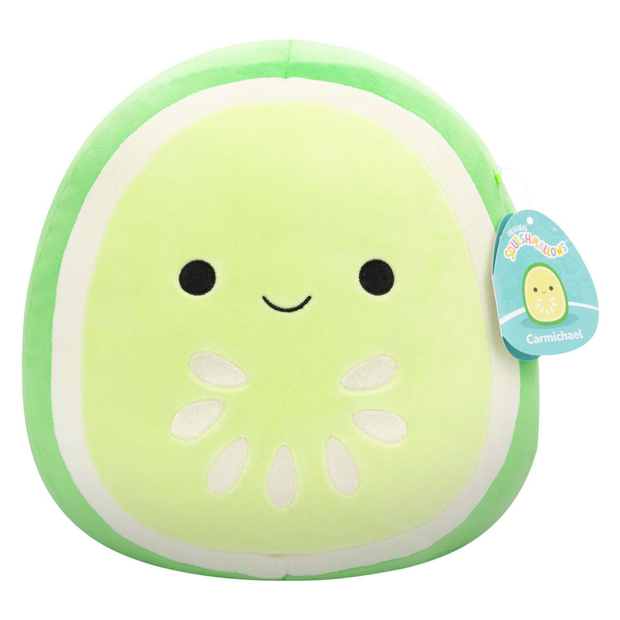Squishmallows plush toy Carmichael the Green Cucumber, 30cm