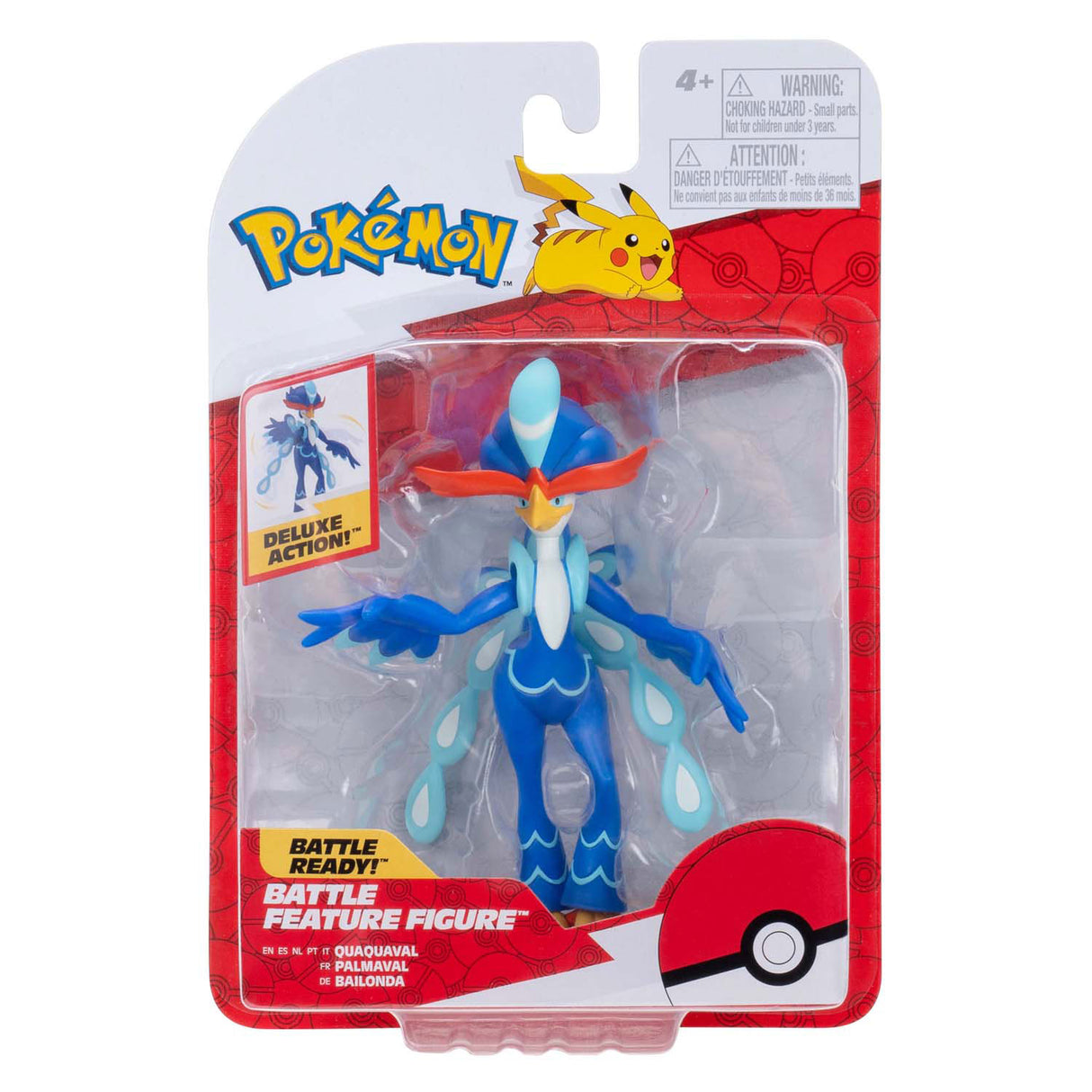 Jazwares Pokémon Battle Feature Figure - Quaquaval