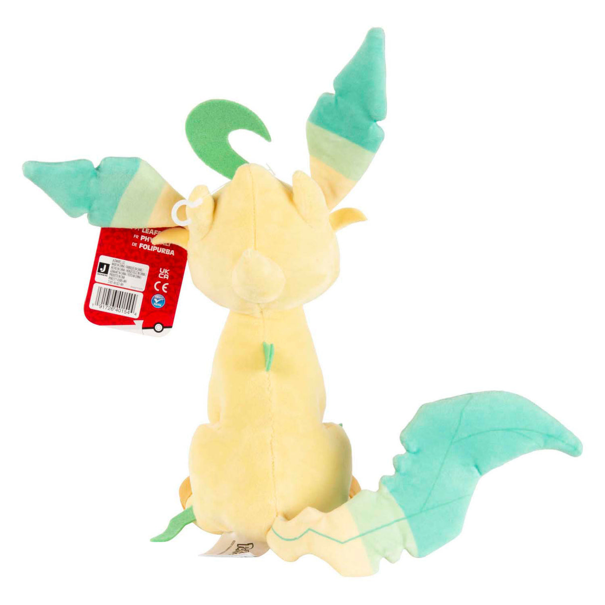 Jazwares pokémon plush leaffeon, 20cm