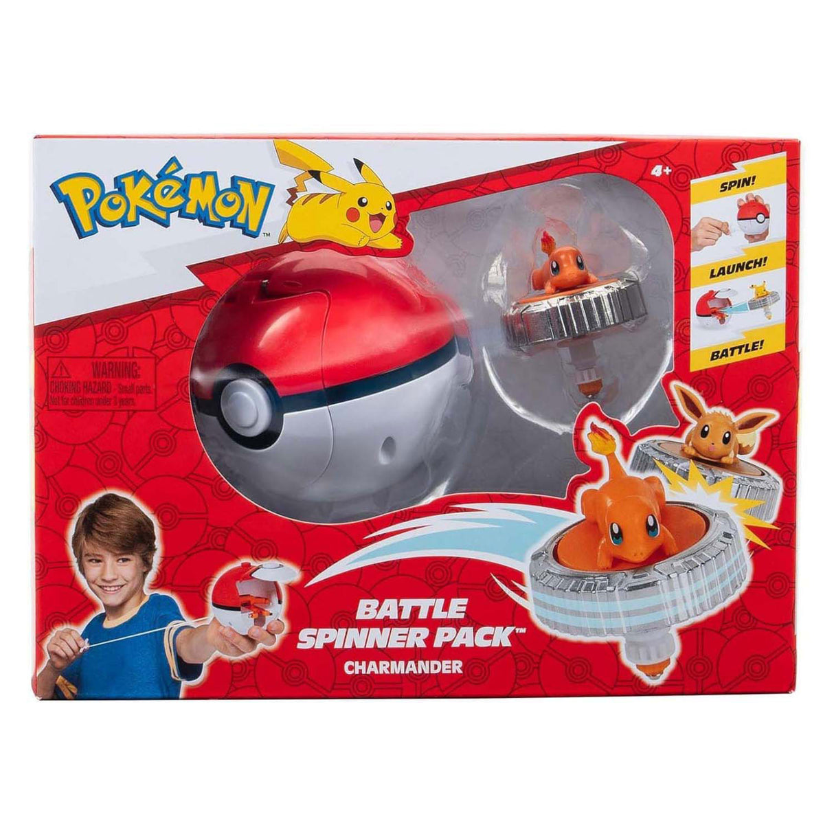 Hra Jazwares pokémon battle spinner - charmander pokéball