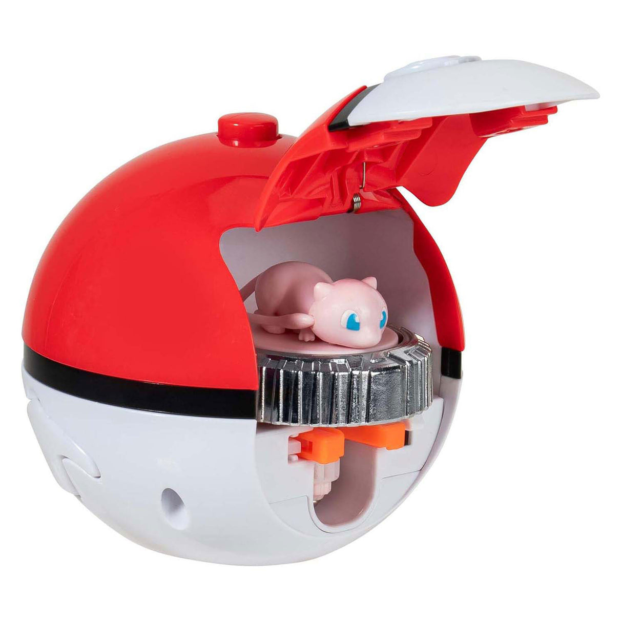 Jazwares pokémon battle spinners with stadium pikachu and mew playset