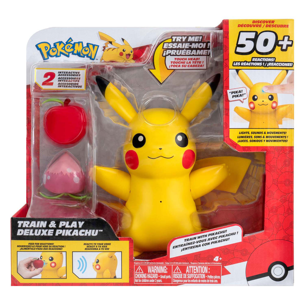 Jazwares pokémon - deluxe train play pikachu playset
