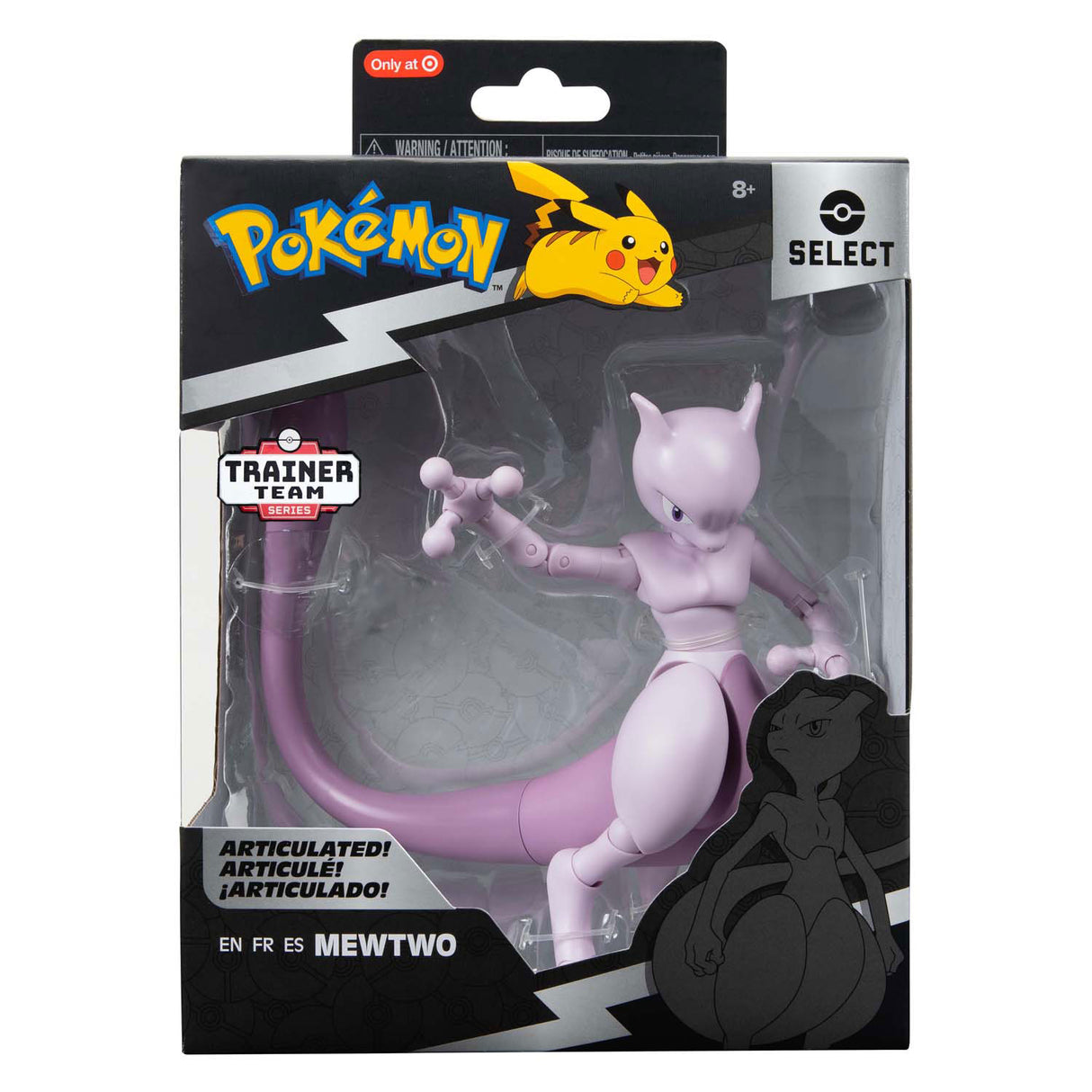 Jazwares pokémon select figuur mewtwo, 15cm