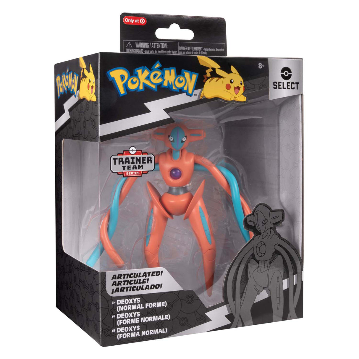 Jazwares pokémon select figure deoxys, 15cm