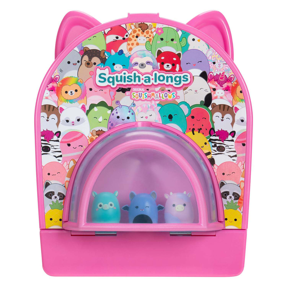 Squishmallows - squish-a-longs onderweg speelset feest