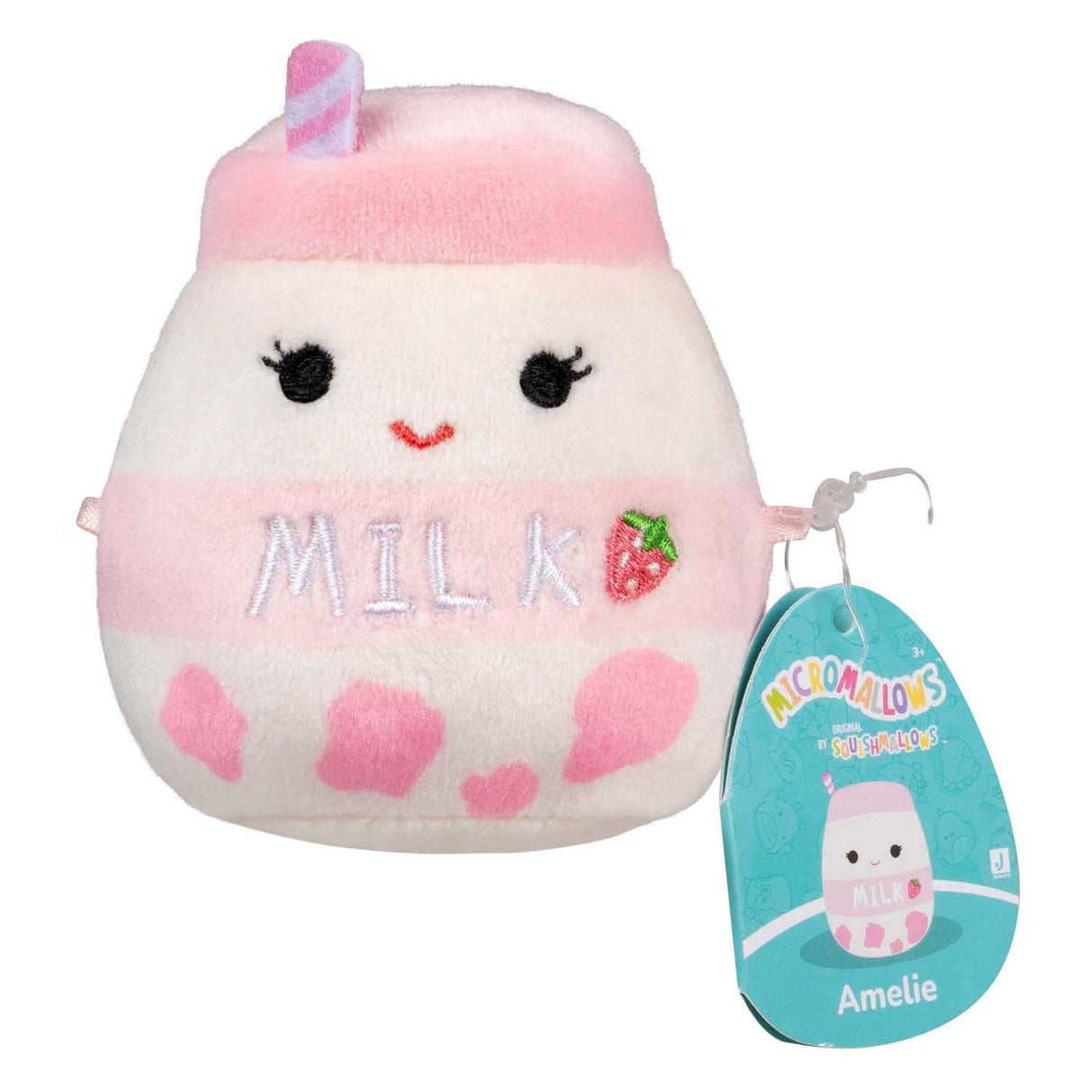 Jazwares squishmallows knuffel knuffel knuffel knuffel - micromallows ingred, amelie, daisuke - 3dlg.