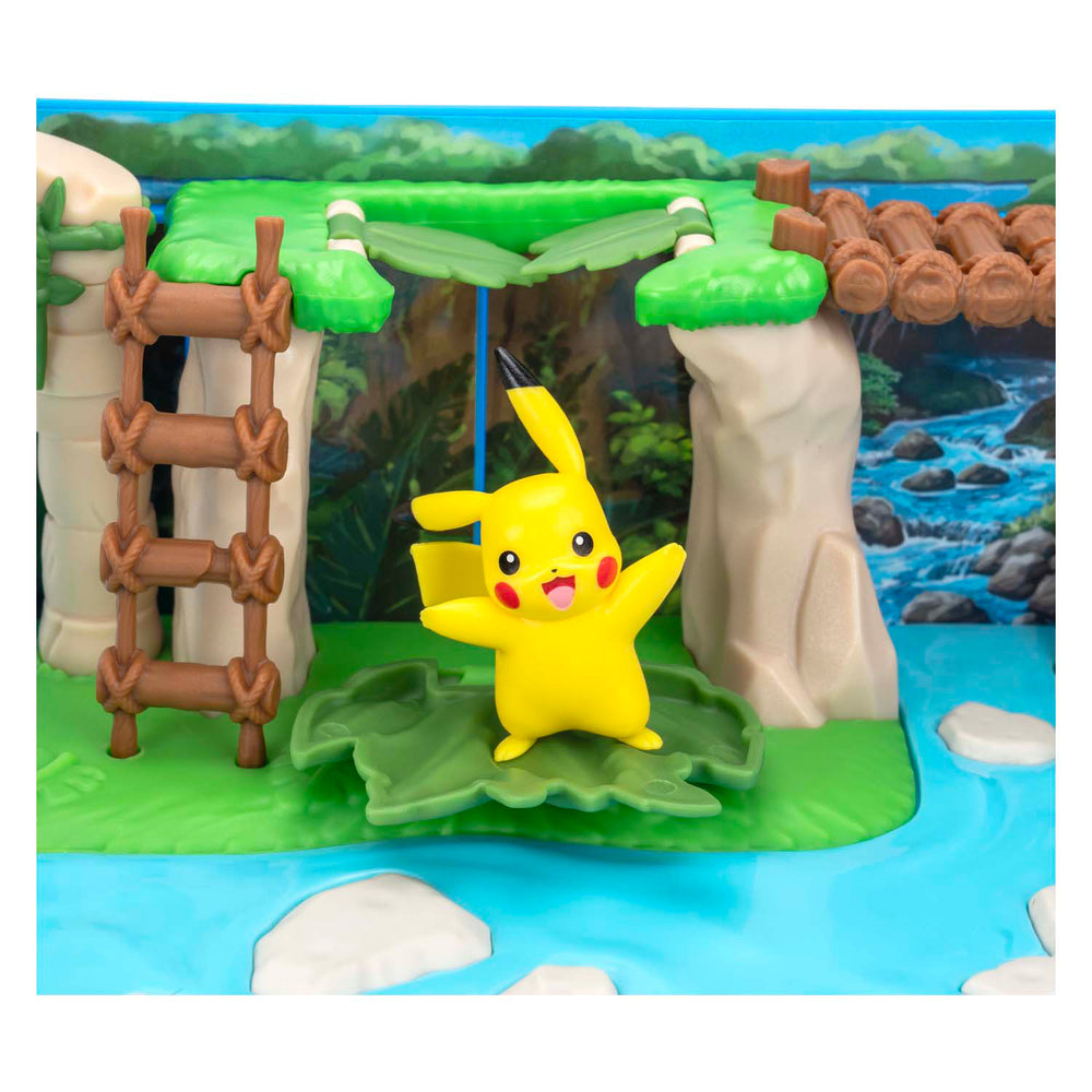 Jazwares pokémon carry case battle ruins playset