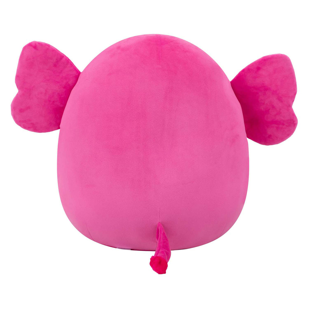 Jazwares squishmallows knuffel pluche - evelyn the hot pink butterfly elephant - 40cm