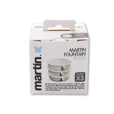Martin filters for drinking fountain