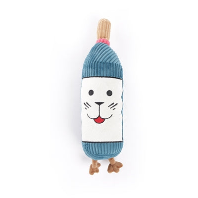 Bouteille de vin de Martin en peluche