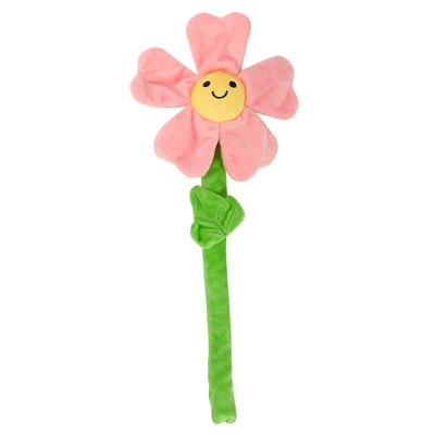 Fofos fiore rosa crinkle con stelo in corda