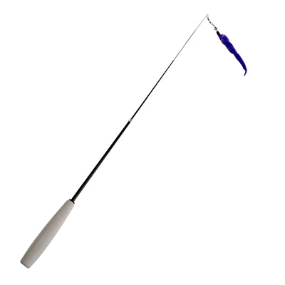 FOFOS EASYPETS Extendable cat rod worm purple
