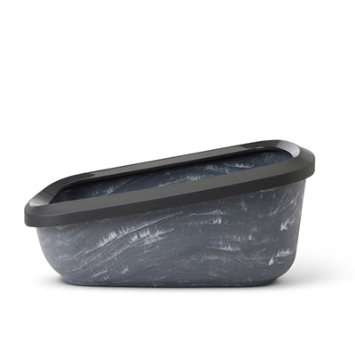 Savic litter box aseo jumbo marble gray black