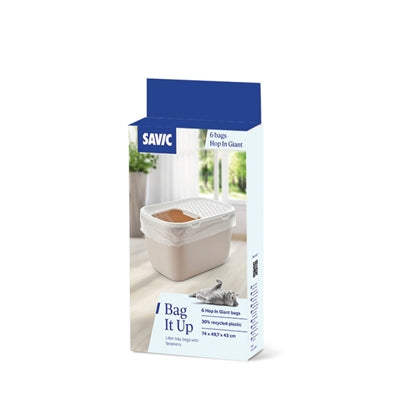 Savic bag it up hop in giant cat litter bag
