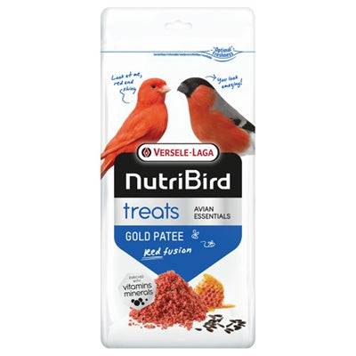 Nutribird behandelt Gold Patee roude Fusioun