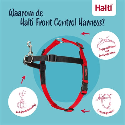 Halti harnais de contrôle avant noir
