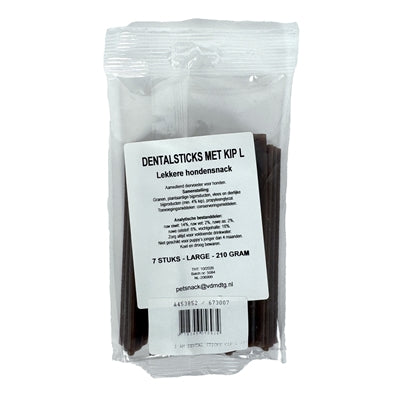 Soy palitos dentales con pollo.