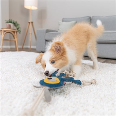 Trixie monster leer met touw