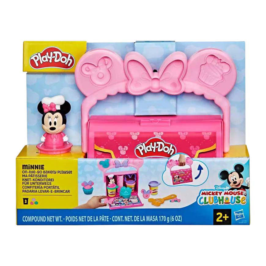 Play-doh disney junior bakkerij speelset - 3 kleipotjes