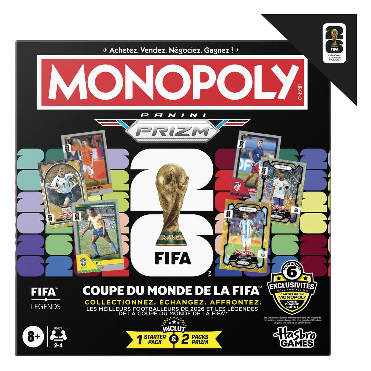 Hasbro monopoly fifa editie - franstalig