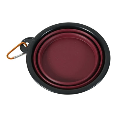 Tigela dobrável de silicone Zolux BVK vermelha