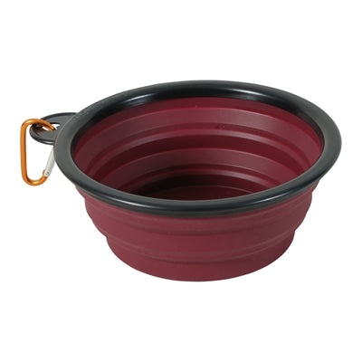 Tigela dobrável de silicone Zolux BVK vermelha