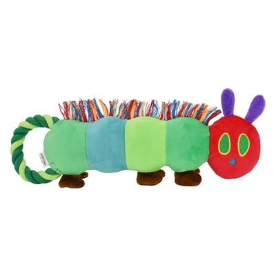 Eric carle plush caterpillar never enough pull floss rope