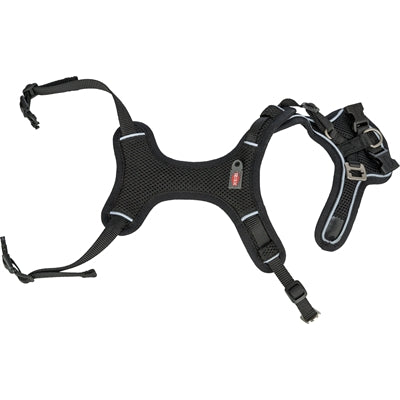 Trixie dog harness premium flexmesh wide chest black