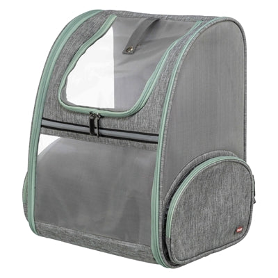 Trixie dog bag backpack chloe light gray